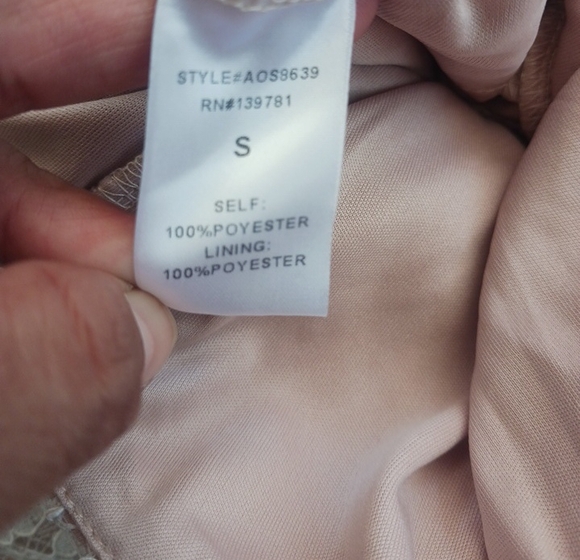 NWT ALPHA & OMEGA Pocketed Lace Jumpsuit - Picture 4 of 7